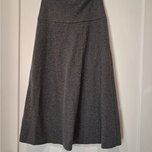 Zara Charcoal A-Line Skirt (S)